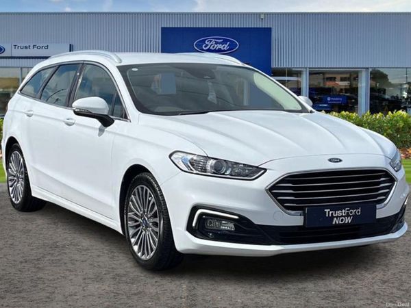 Ford Mondeo Estate, Diesel Hybrid, 2022, White