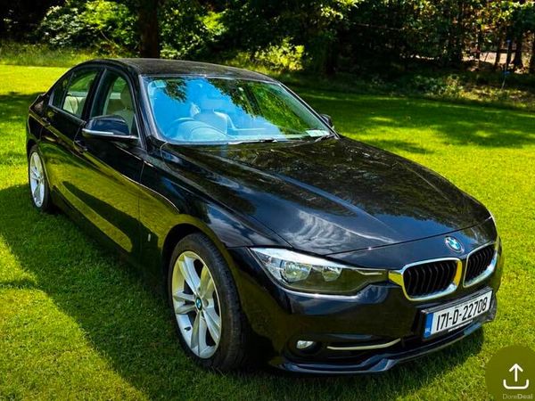 BMW 3-Series Saloon, Petrol, 2017, Black