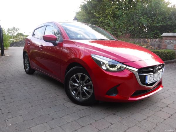 Mazda Demio Hatchback, Petrol, 2017, Red