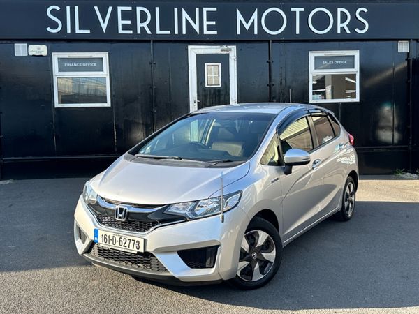 Honda Fit Hatchback, Petrol Hybrid, 2016, Silver
