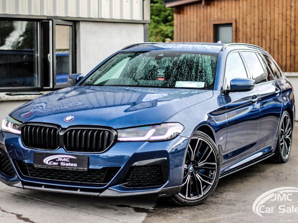 BMW 5-Series Estate, Diesel, 2020, Blue