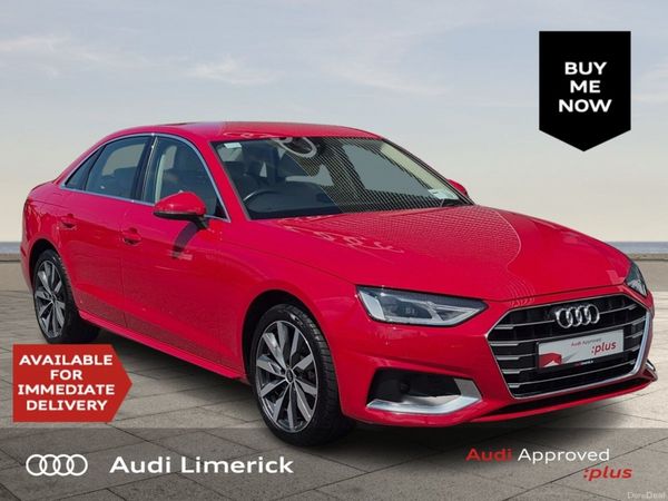 Audi A4 Saloon, Diesel, 2022, Red