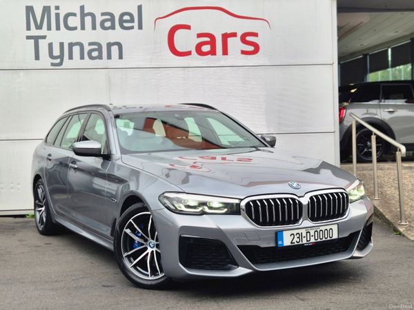 BMW 5-Series Estate, Petrol Plug-in Hybrid, 2023, Grey