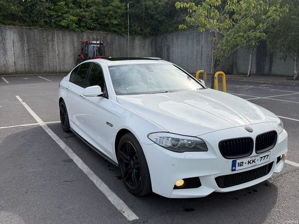 BMW 5-Series Saloon, Diesel, 2012, White