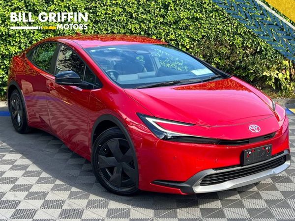 Toyota Prius Saloon, Petrol Hybrid, 2025, Red