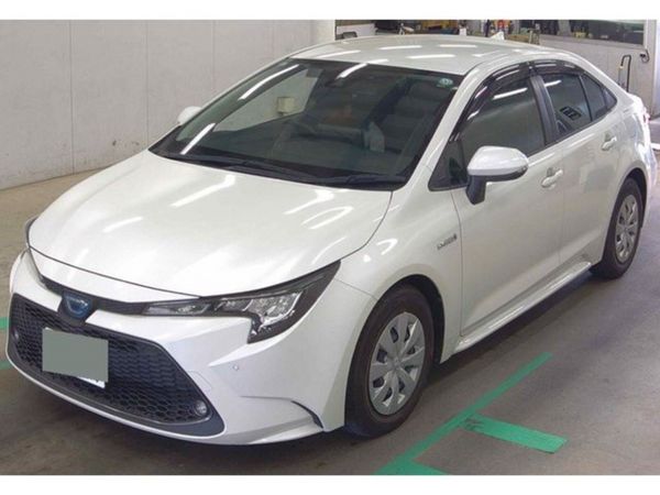 Toyota Corolla Saloon, Petrol Hybrid, 2019, White