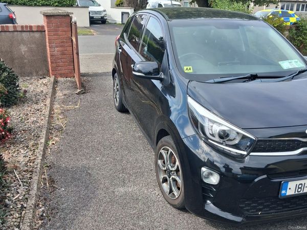 Kia Picanto Hatchback, Petrol, 2018, Black