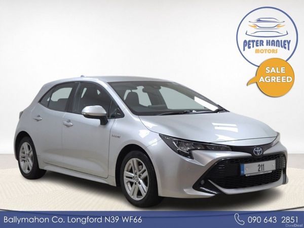 Toyota Corolla Hatchback, Petrol Hybrid, 2021, Silver