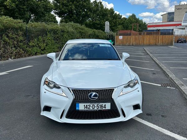 Lexus IS Saloon, Petrol Hybrid, 2014, White