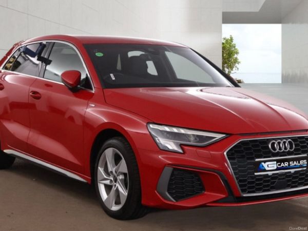 Audi A3 Hatchback, Petrol Hybrid, 2023, Red