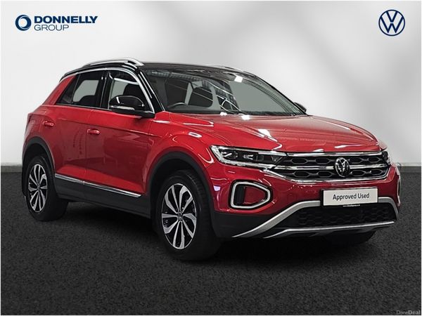Volkswagen T-Roc Hatchback, Petrol, 2023, Red