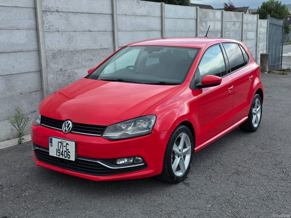 Volkswagen Polo Hatchback, Petrol, 2017, Red