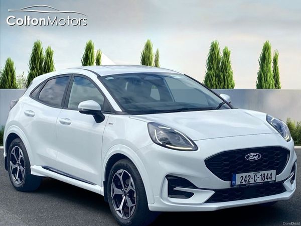 Ford Puma SUV, Petrol Hybrid, 2024, White
