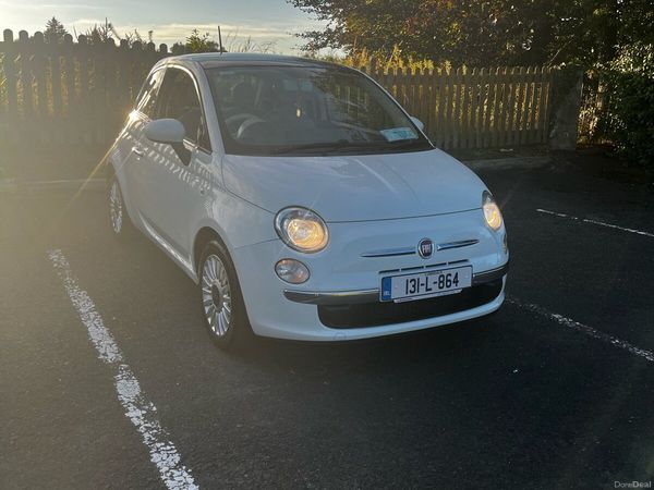 Fiat 500 Hatchback, Petrol, 2013, Silver
