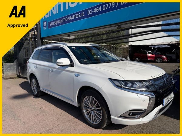 Mitsubishi Outlander Estate, Petrol Plug-in Hybrid, 2021, White