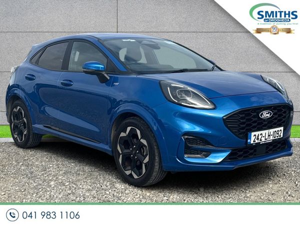 Ford Puma MPV, Petrol Hybrid, 2024, Blue