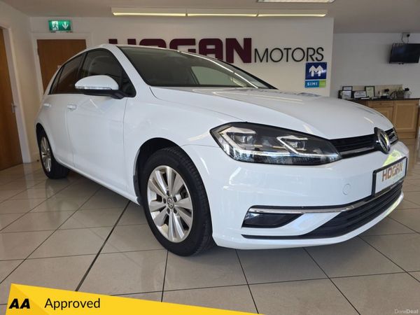 Volkswagen Golf Hatchback, Petrol, 2018, White
