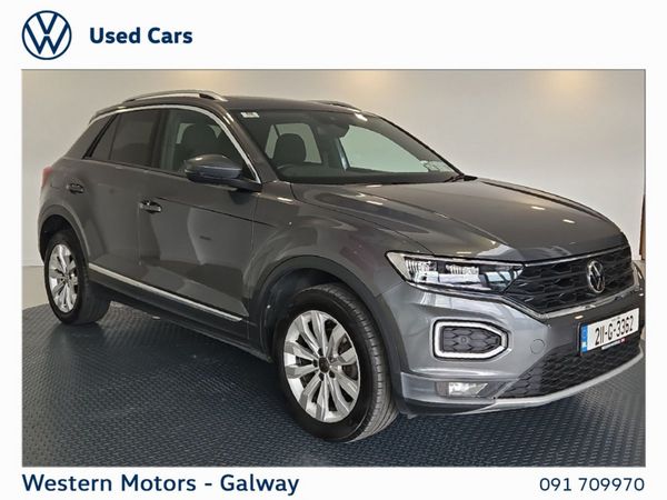Volkswagen T-Cross Hatchback, Petrol, 2023, White
