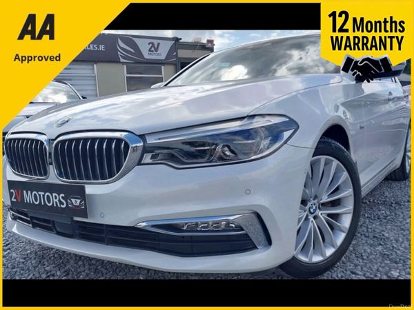 BMW 5-Series Saloon, Diesel, 2017, White