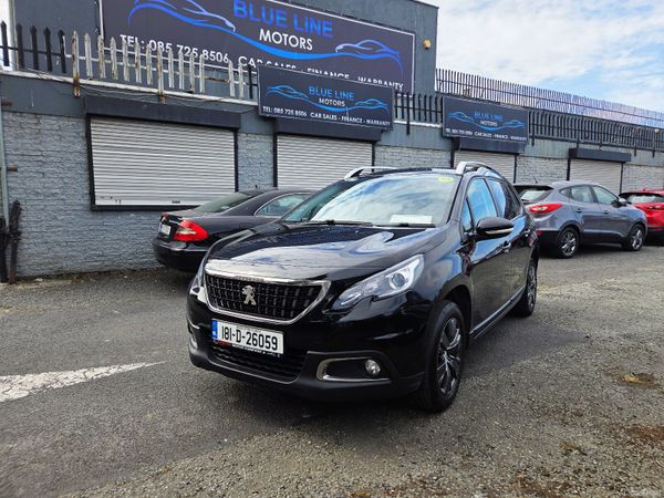 Peugeot 2008 Estate, Petrol, 2018, Black