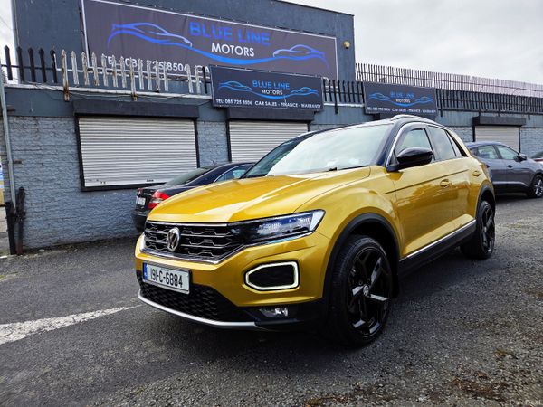 Volkswagen T-Roc SUV, Petrol, 2019, Yellow