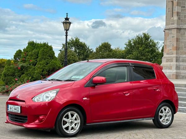 Mitsubishi Mirage Hatchback, Petrol, 2014, Red