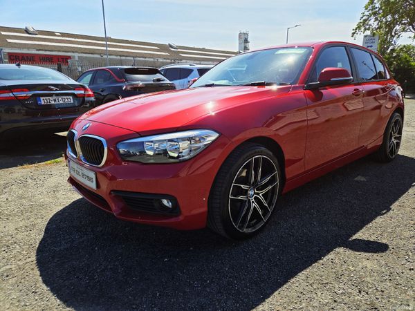 BMW 1-Series Hatchback, Diesel, 2017, Red