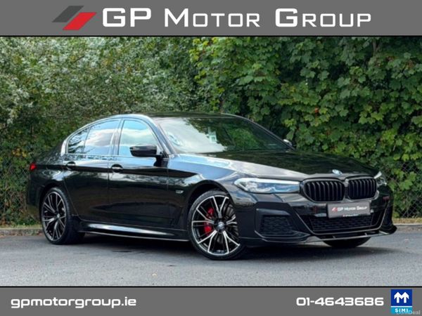 BMW 5-Series Saloon, Petrol Plug-in Hybrid, 2022, Black