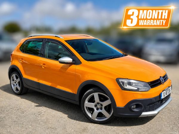 Volkswagen Polo Hatchback, Petrol, 2014, Orange