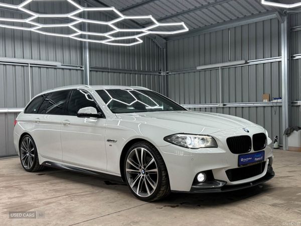 BMW 5-Series Estate, Diesel, 2016, White