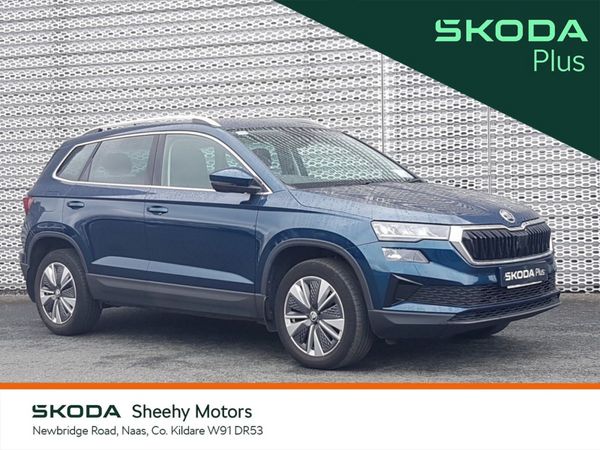 Skoda Karoq Estate, Petrol, 2024, Blue
