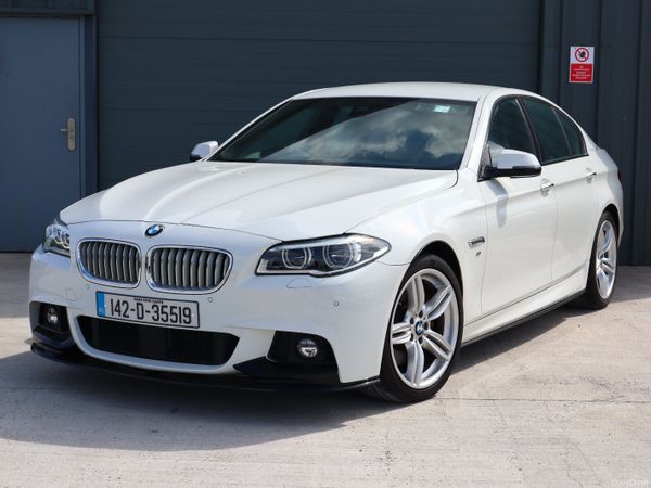 BMW 5-Series Saloon, Petrol, 2014, White
