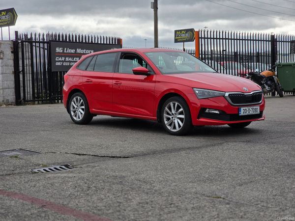 Skoda Scala Hatchback, Petrol, 2020, Red