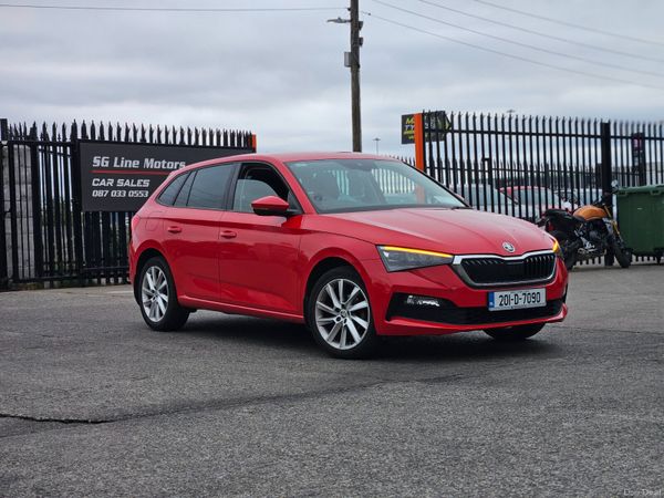 Skoda Scala Hatchback, Petrol, 2020, Red