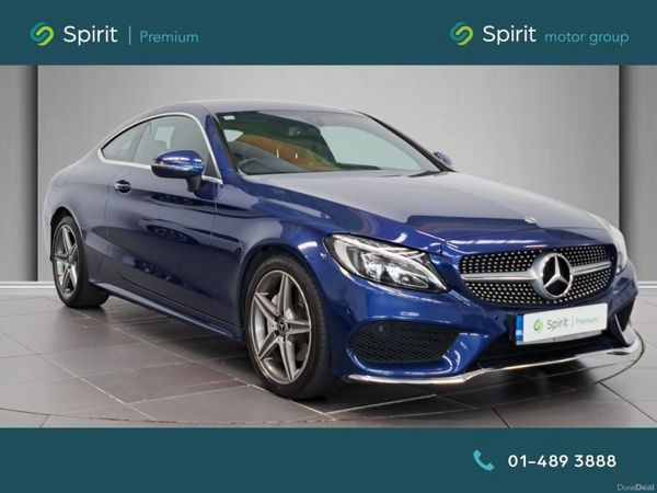 Mercedes-Benz C-Class Coupe, Diesel, 2018, Blue