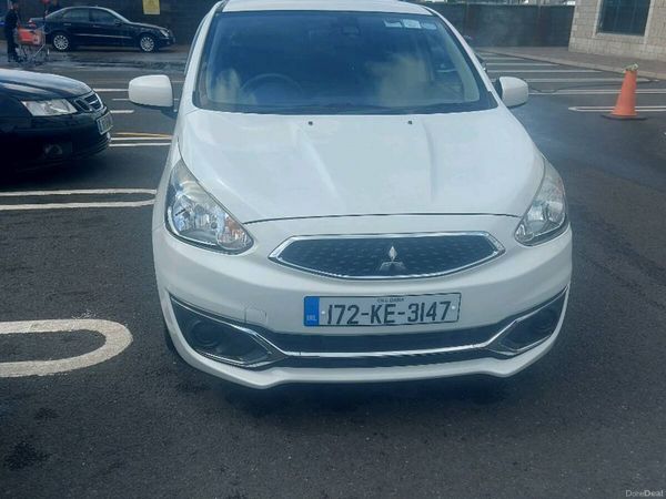 Mitsubishi Mirage Hatchback, Petrol, 2017, White