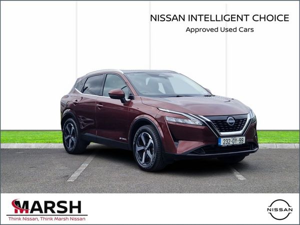 Nissan Qashqai MPV, Petrol Hybrid, 2023, Red