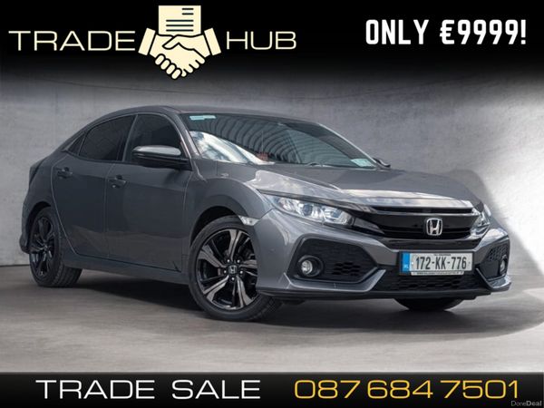 Honda Civic Hatchback, Petrol, 2017, Grey