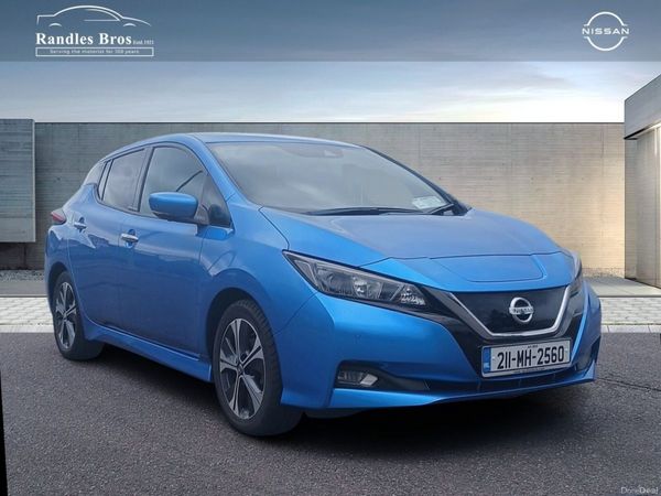 Nissan Leaf Hatchback, Electric, 2021, Blue