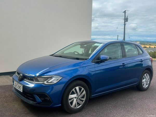 Volkswagen Polo Hatchback, Petrol, 2022, Blue