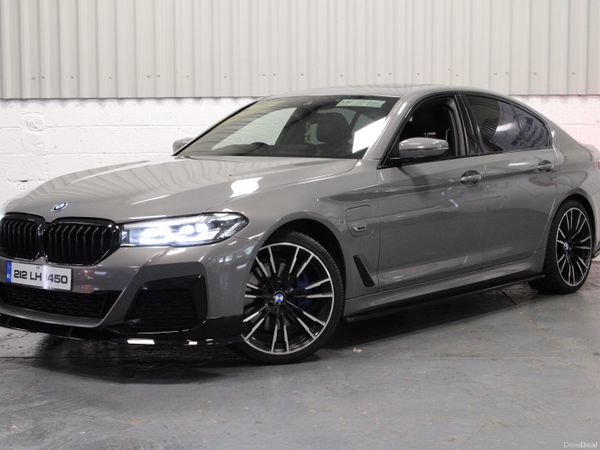 BMW 5-Series Saloon, Petrol Plug-in Hybrid, 2021, Grey