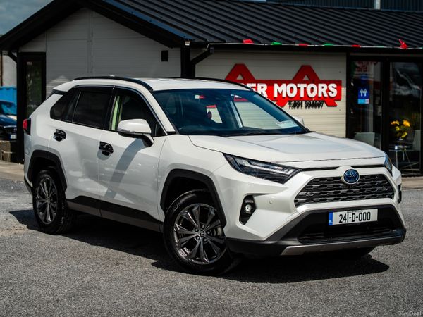 Toyota RAV4 SUV, Petrol Hybrid, 2024, White