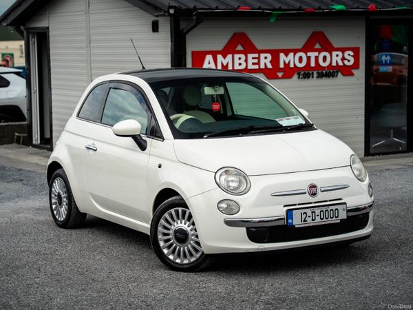 Fiat 500 Hatchback, Petrol, 2012, White