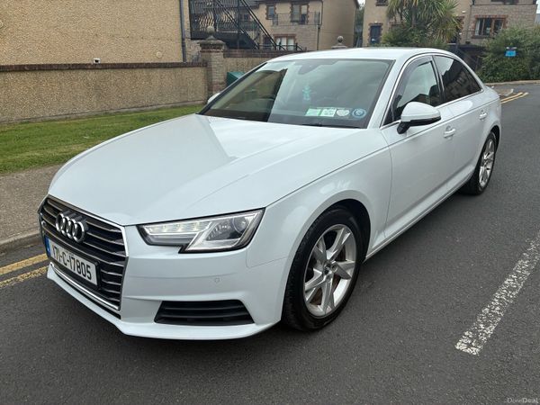 Audi A4 Saloon, Diesel, 2017, White