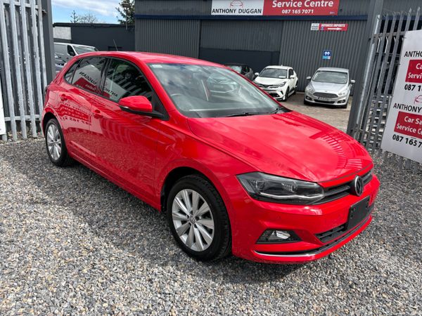 Volkswagen Polo Hatchback, Petrol, 2019, Red