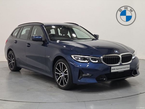BMW 3-Series Estate, Petrol Plug-in Hybrid, 2022, Blue