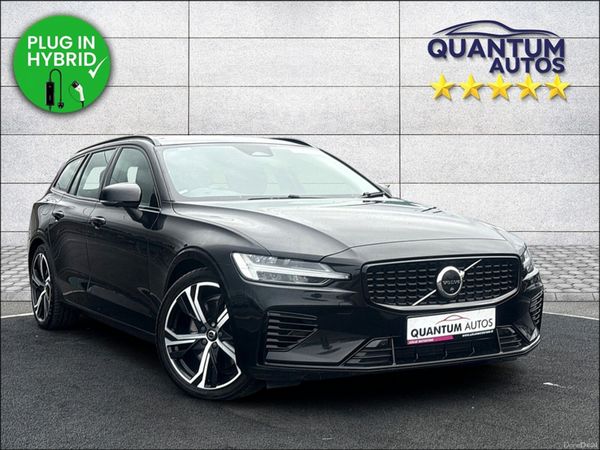 Volvo V60 Estate, Petrol Plug-in Hybrid, 2023, Black