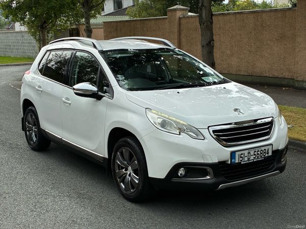 Peugeot 2008 SUV, Petrol, 2015, White