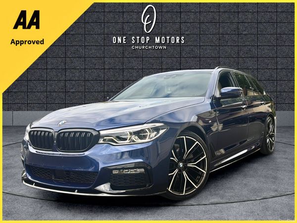 BMW 5-Series Estate, Diesel, 2017, Blue