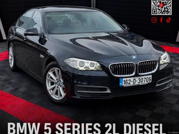 BMW 5-Series Saloon, Diesel, 2016, Black